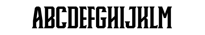 Knucklehead Serif Bold Font UPPERCASE