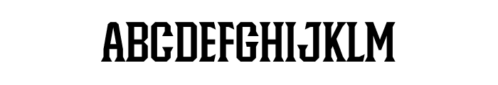 Knucklehead Serif Light Font LOWERCASE