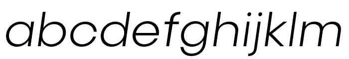 Konnect Light Italic Font LOWERCASE