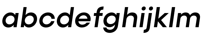 Konnect Medium Italic Font LOWERCASE