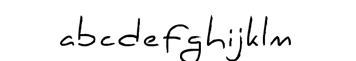 Kuashe Regular Font LOWERCASE