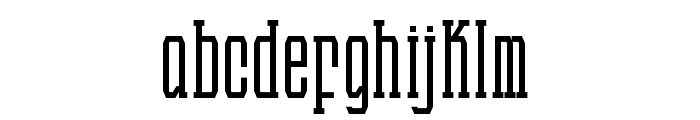 LANDdeuh ver.2 Regular Font LOWERCASE