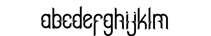 LONGHORN Font LOWERCASE