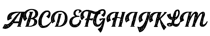 LS Harsey-Rough Font UPPERCASE