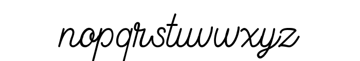 LSHarsey-Monoline Font LOWERCASE
