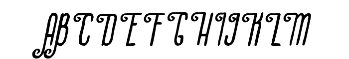 La Petitenget Bold Italic Font UPPERCASE