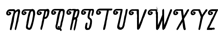 La Petitenget Extra Bold Italic Font UPPERCASE