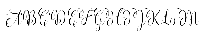 Ladylove Regular Font UPPERCASE