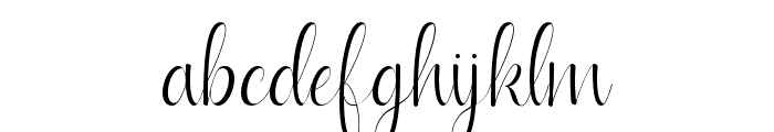 Ladylove Regular Font LOWERCASE