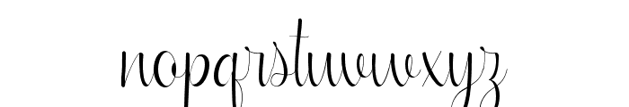 Ladylove Regular Font LOWERCASE