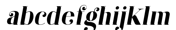 Lestly-Italic Font LOWERCASE
