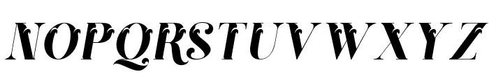 LestlyDecorative-Italic Font UPPERCASE