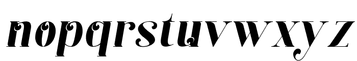 LestlyDecorative-Italic Font LOWERCASE