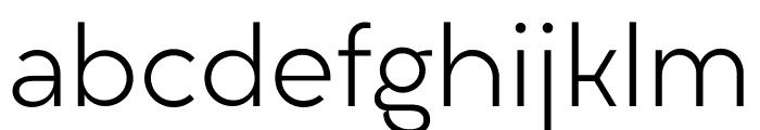 Liber Grotesque Family Light Font LOWERCASE