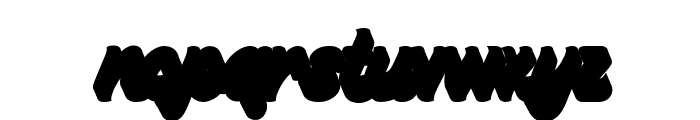 Lick a Candy Shadow Font LOWERCASE