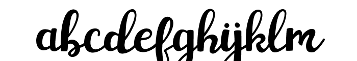 Lidyna Regular Font LOWERCASE