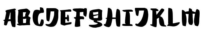 Little Samurai Font UPPERCASE
