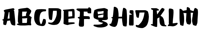 Little Samurai Font LOWERCASE
