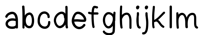 Littlemorning Font LOWERCASE