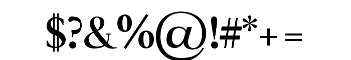 Living Serif Font OTHER CHARS