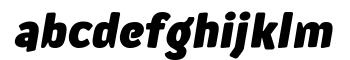 Lonkie-Bold Italic Font LOWERCASE