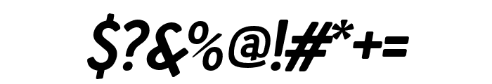 Lonkie-Regular Italic Font OTHER CHARS