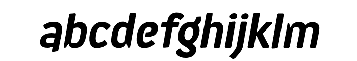 Lonkie-Regular Italic Font LOWERCASE