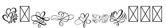 LoveStoryRegular Font OTHER CHARS