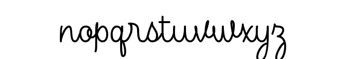 Lullaby Font LOWERCASE