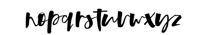 LunarBlossom Font LOWERCASE