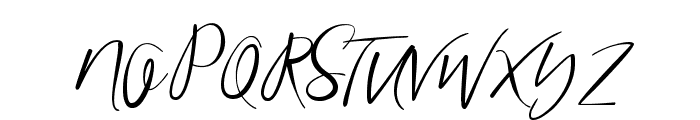 Lushmore Script Alternate Font UPPERCASE