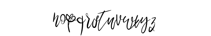 Lushmore Script Alternate Font LOWERCASE