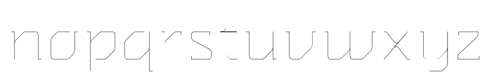 MMAgrafa-Hairline Font LOWERCASE