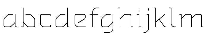 MMAgrafa-Thin Font LOWERCASE