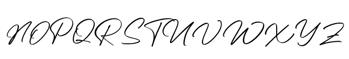 Madelion Signature Font UPPERCASE