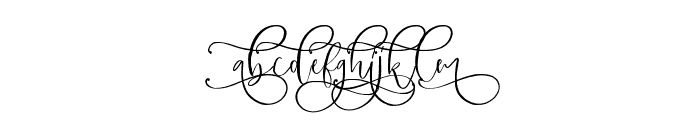 MagdalineLigatures Font UPPERCASE