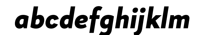 Magdelin ExtraBold Italic Font LOWERCASE