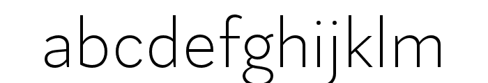 Magdelin ExtraLight Font LOWERCASE