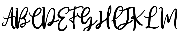 Magically-Regular Font UPPERCASE
