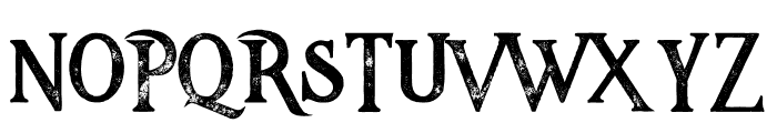 Majestic Black Grunge Font UPPERCASE