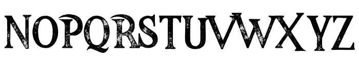 Majestic Black Grunge Font LOWERCASE