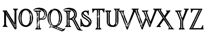 Majestic Black Inline Grunge Font UPPERCASE