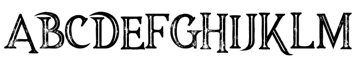 Majestic Black Inline Grunge Font LOWERCASE