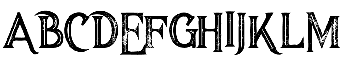 Majestic Bold Inline Grunge Font UPPERCASE