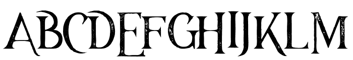 Majestic Grunge Font UPPERCASE