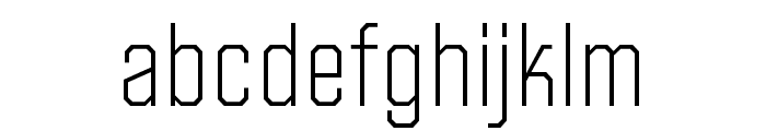 Mako-Light Font LOWERCASE