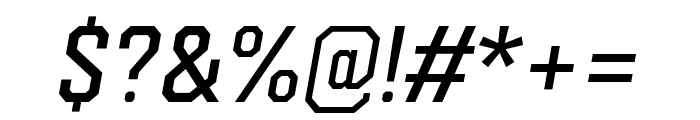 Mako-RegularItalic Font OTHER CHARS