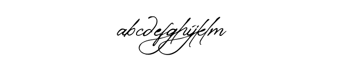 Manchester Signature Alt Font LOWERCASE