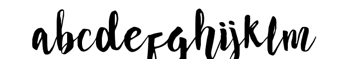 MarbellaTypeface Font LOWERCASE