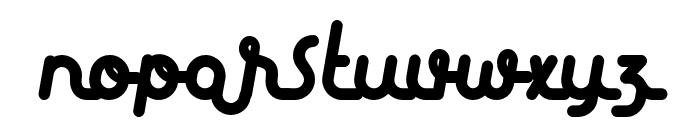 MarbelousScript-Bold Font LOWERCASE